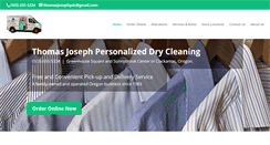 Desktop Screenshot of personalizeddrycleaning.com